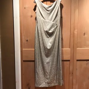 Lauren Ralph Lauren Metallic Evening Dress